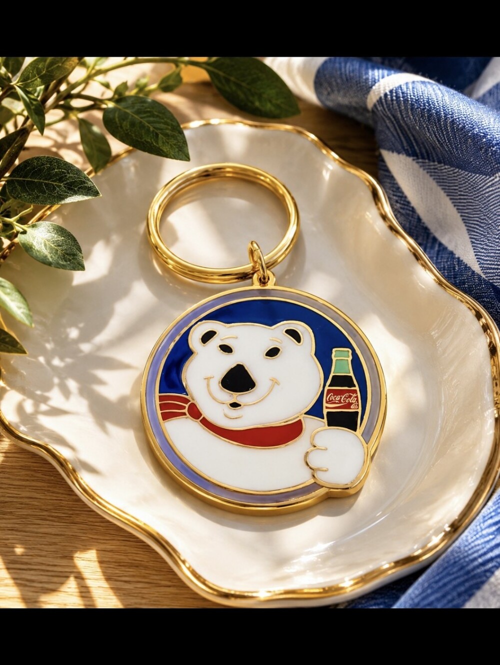 Coca-Cola Polar Bear Keychain